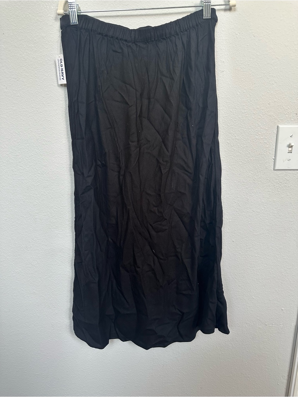 Old Navy Black Maxi Skirt with Elastic Waist